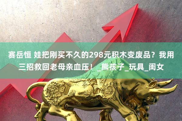 赛岳恒 娃把刚买不久的298元积木变废品？我用三招救回老母亲血压！_熊孩子_玩具_闺女