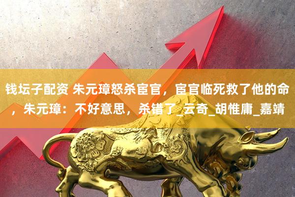 钱坛子配资 朱元璋怒杀宦官，宦官临死救了他的命，朱元璋：不好意思，杀错了_云奇_胡惟庸_嘉靖